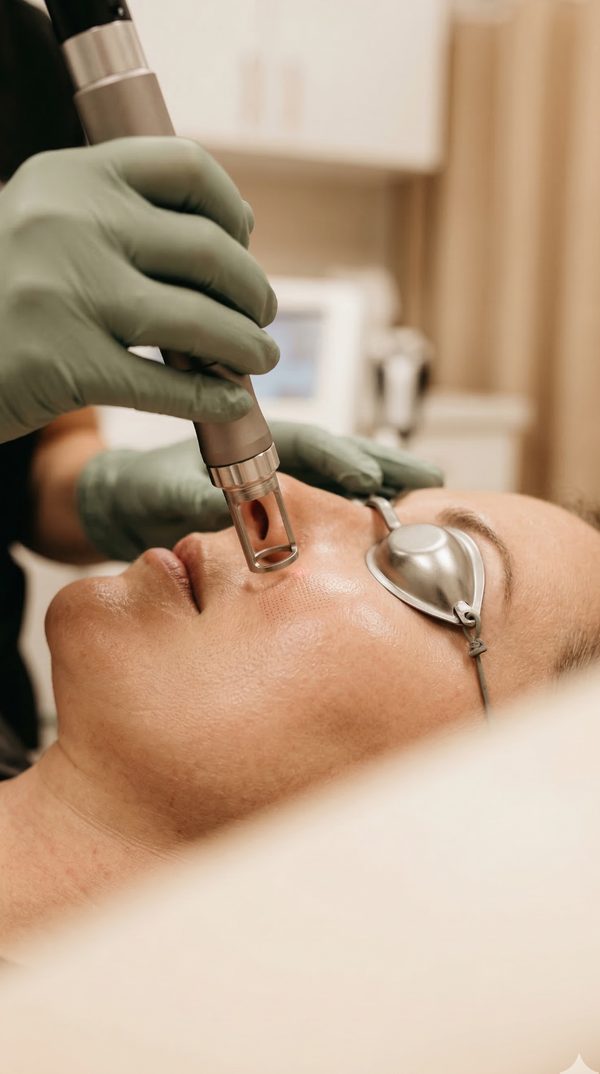 Fractional laser resurfacing