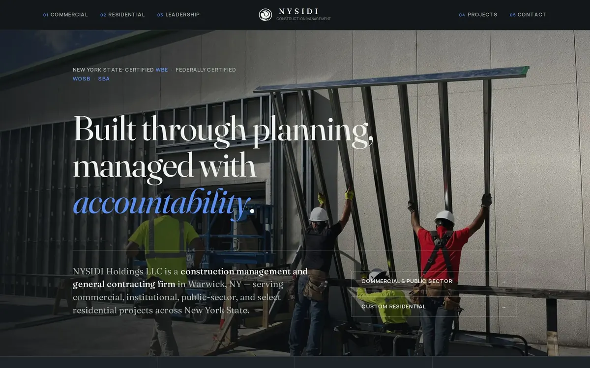 NYSIDI Holdings website